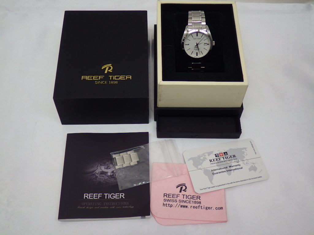稼働品　REEF TIGER　リーフタイガー　GRAND REEF　自動巻き　腕時計　GR1249.135F