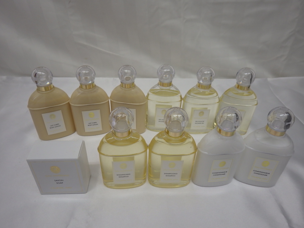 GUERLAIN ゲラン アメニティ　シャンプー×2 コンディショナー×2 ボディソープ×3 ボディローション×3 ホワイトソープ まとめて11点