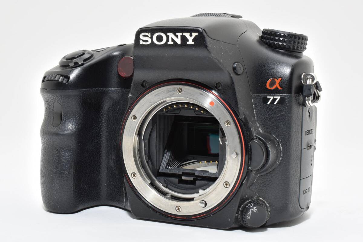 ★外観美品★ SONY α77 ボディ SLT-A77V ソニー デジタル一眼カメラ ＃3575