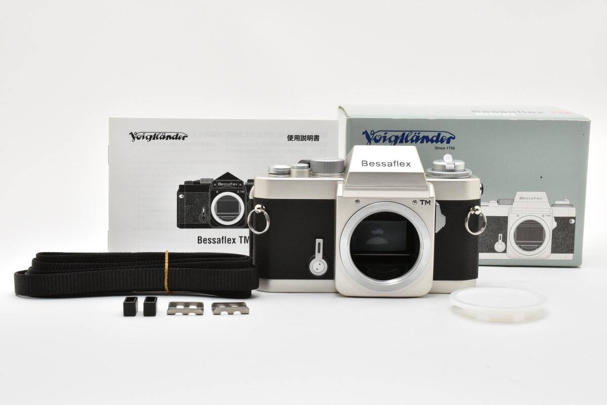 ★極上美品★ Voigtlander Bessaflex TM Silver フィルムカメラ 一眼レフ フォクトレンダー デッドストック品　＃3581