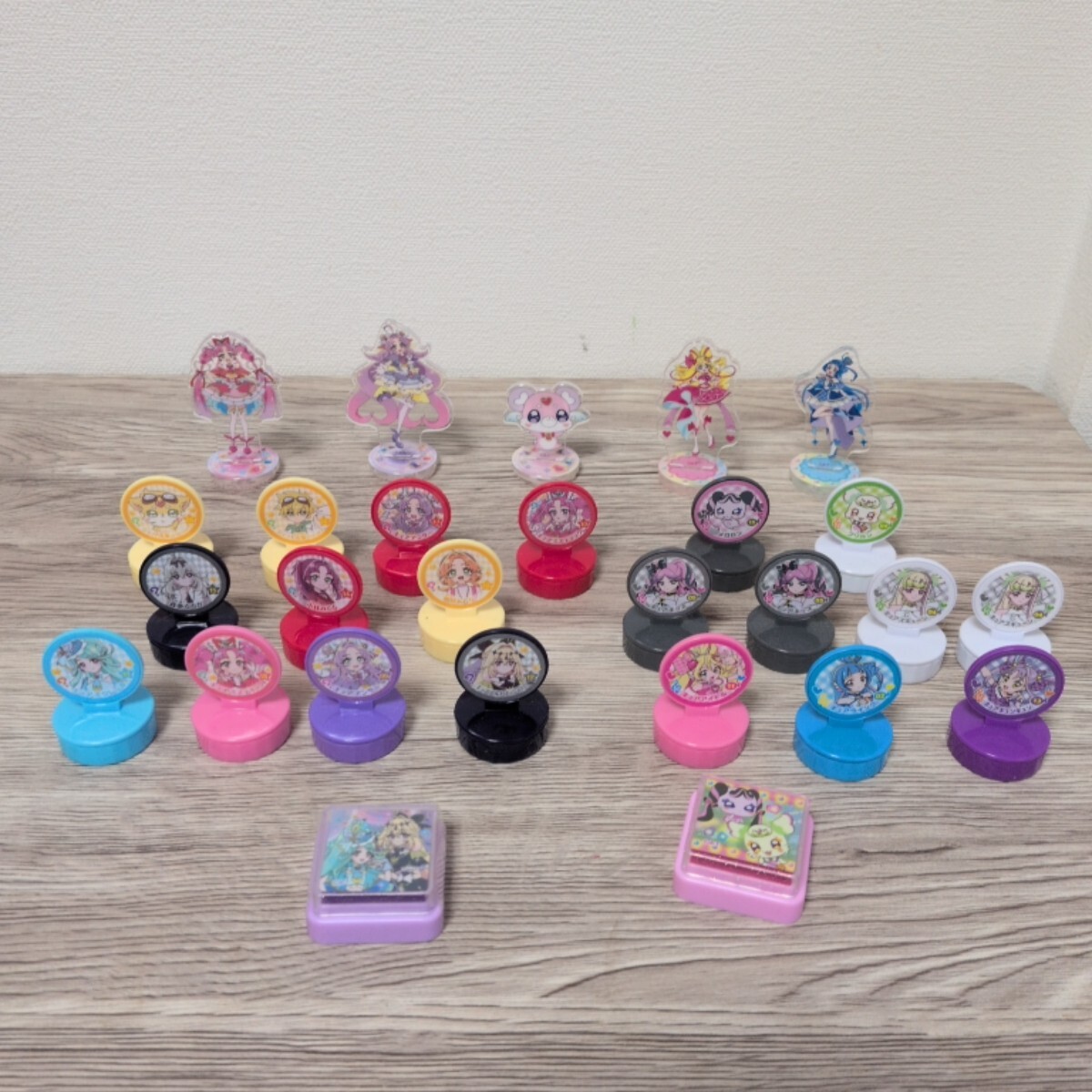 ◎名探偵プリキュア★スタンプ 大量 まとめて セット キュアアルカナシャドウ キュアエクレール アクリル キミとアイドル グッズ