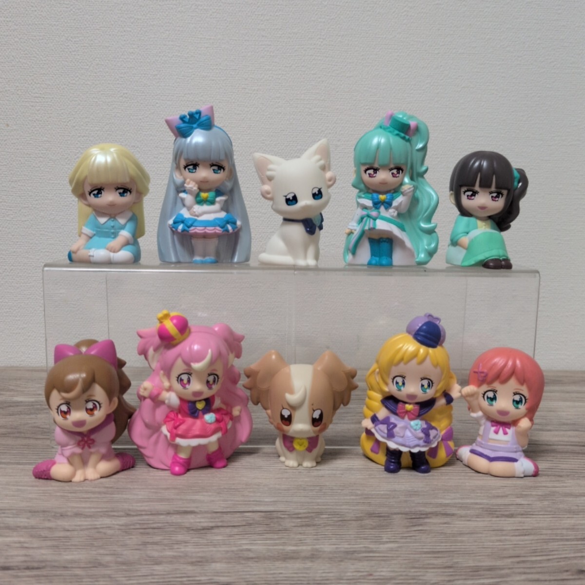 ◎わんだふるぷりきゅあ★スウィートパールドール 10種 まとめて セット こむぎ いろは ユキ まゆ フィギュア プリキュア グッズ