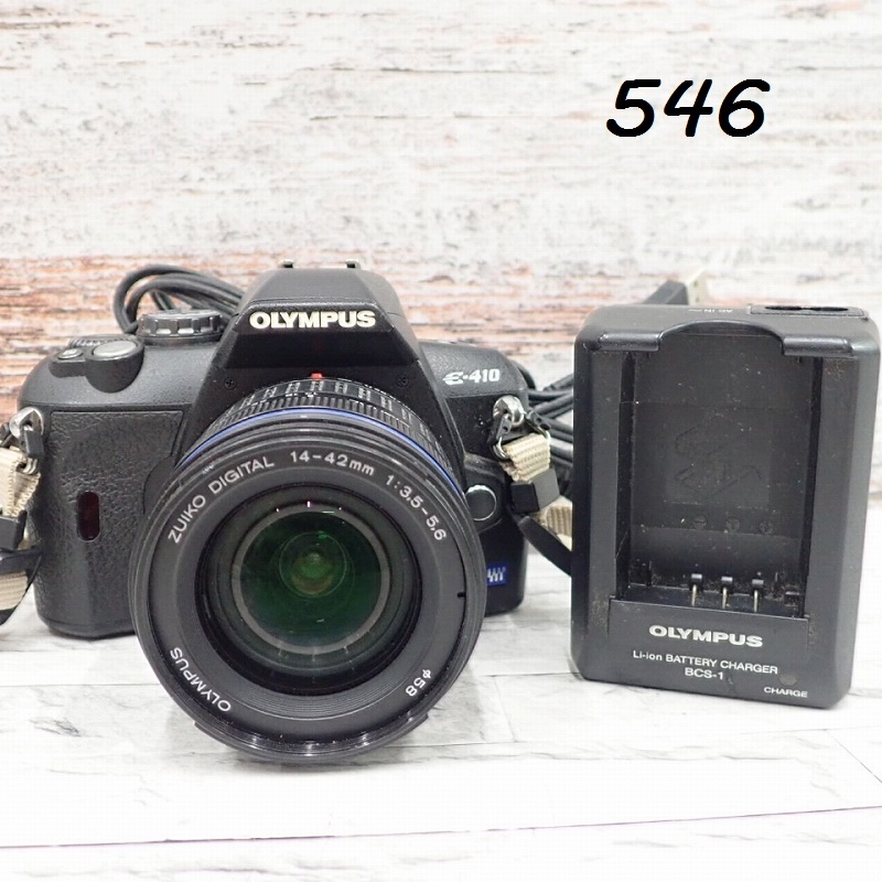 ●MK-546　OLYMPUS　E-410 ZUIKO DIGITAL 14-42㎜　シャッターOK　フラッシュOK 60サイズ　20260604