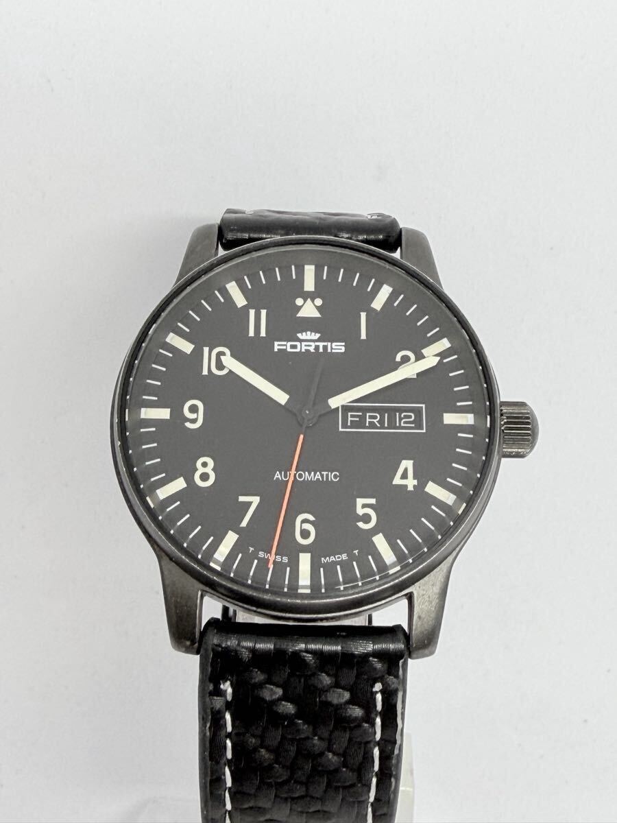 FORTIS フォルティス AUTOMATIC フリーガークラシック　デイデイト　自動巻き ミリタリーウォッチ パイロットウォッチ　稼動品 