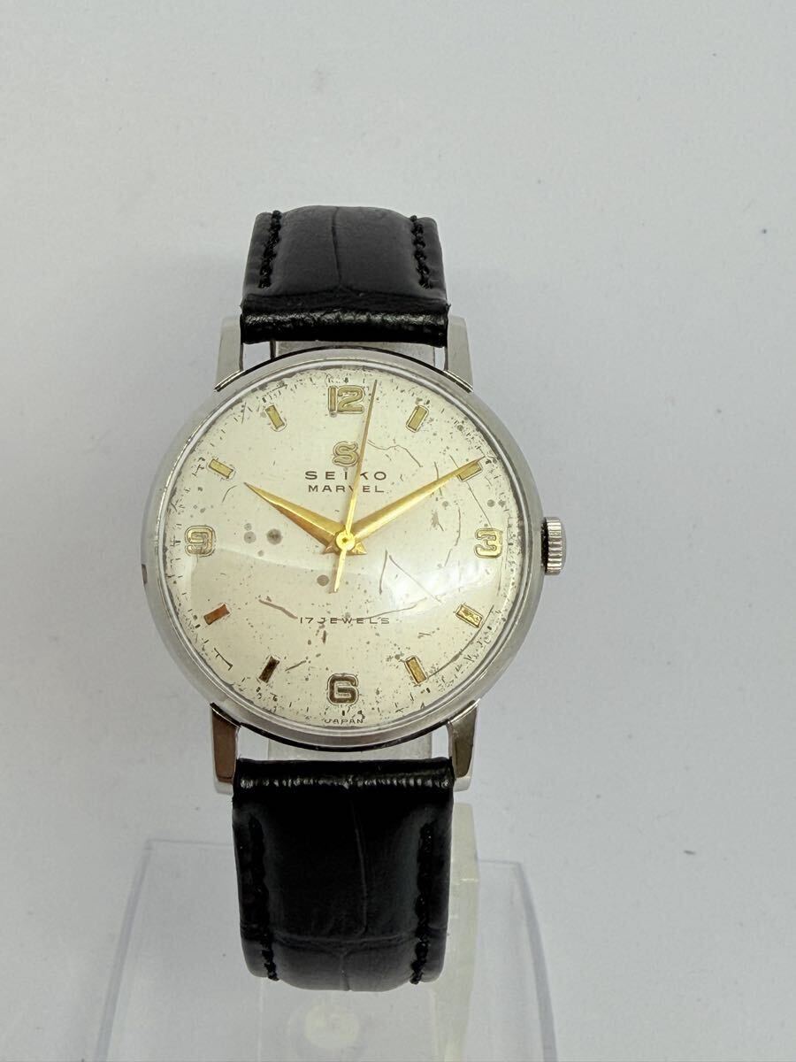 SEIKO MARVEL 17JEWELS 手巻き 腕時計 ヴィンテージ稼動品