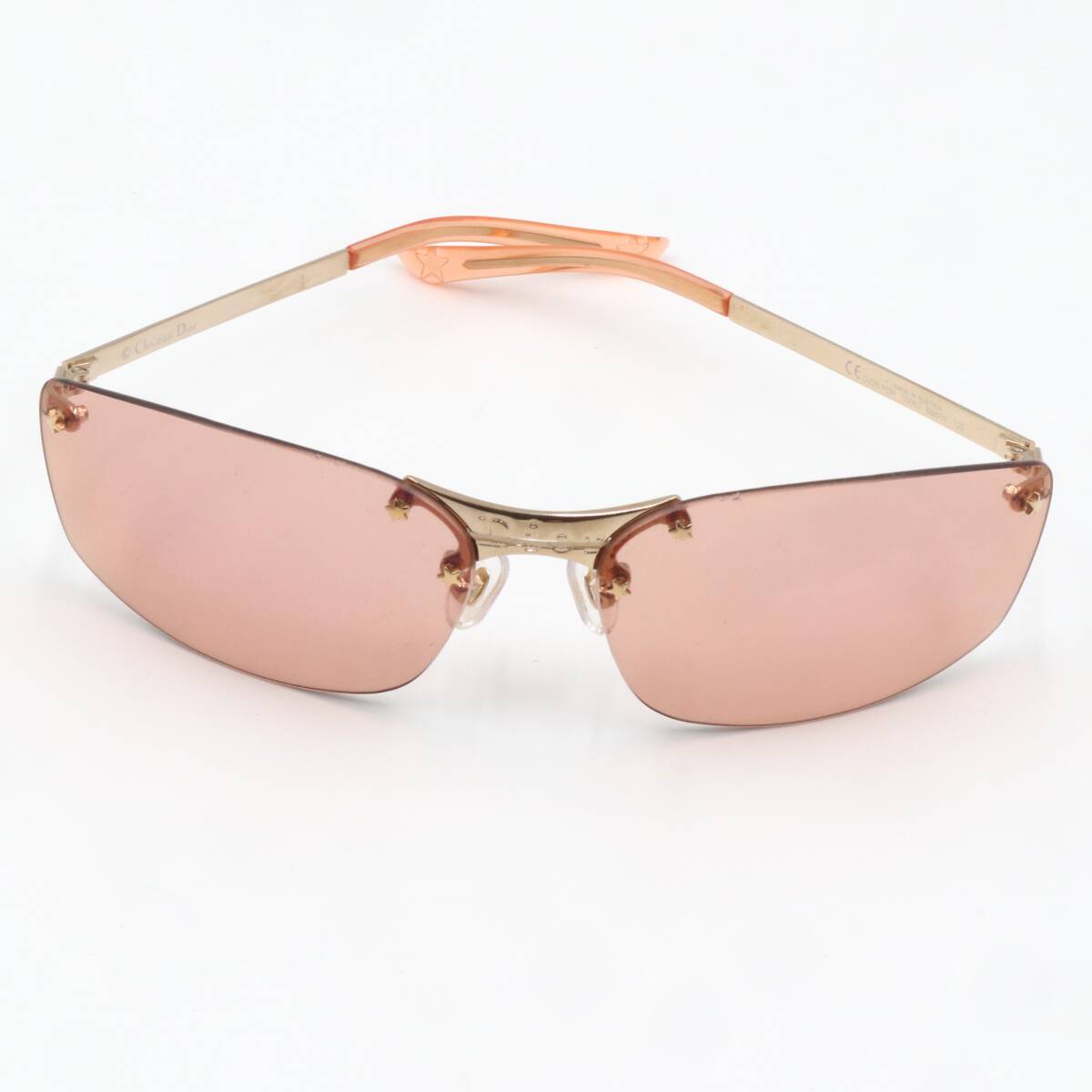 ★ChristianDior クリスチャンディオール DIOR POP 00063 サングラス メガネ 眼鏡 めがね メンズ レディース ゴールド系