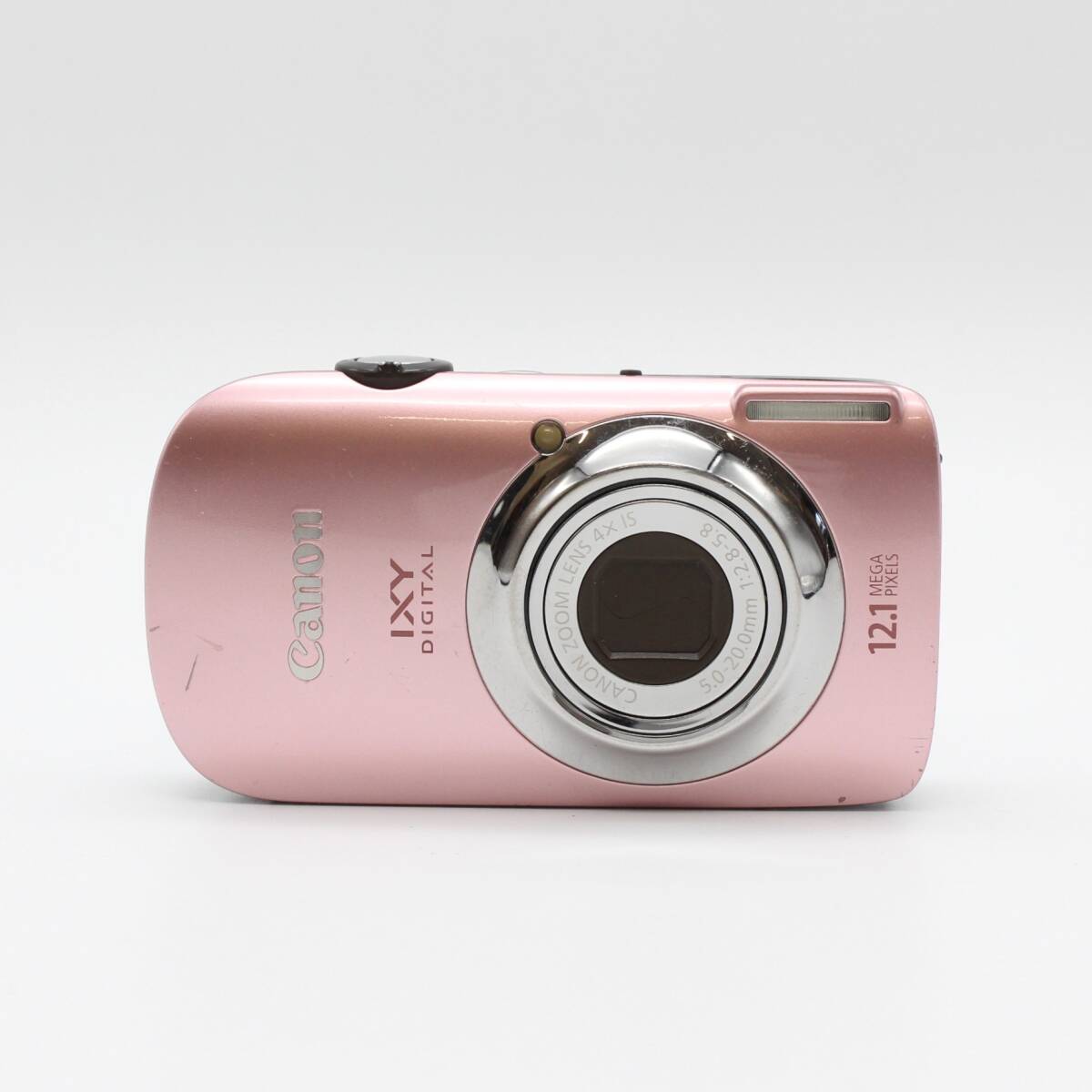 【Canon キャノン】 IXY DIGITAL 510 IS PC1356 コンパクトデジタルカメラ デジカメ ピンク系 付属品あり