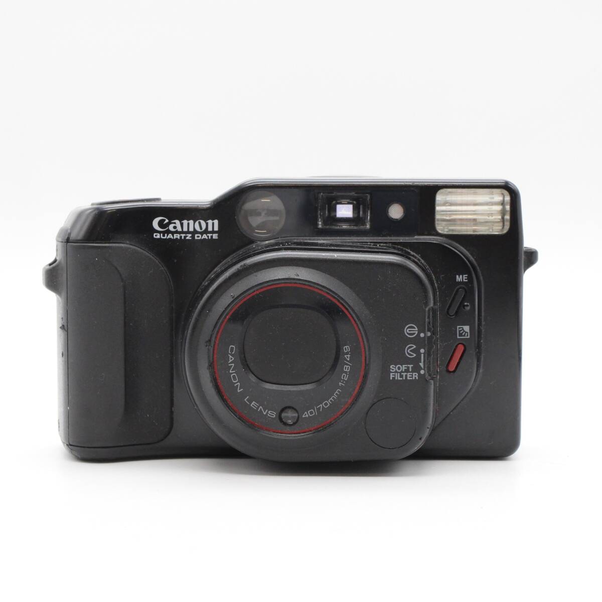 【CANON キャノン】 Autoboy TELE QUARTZ DATE 40/70mm F2.8/4.9 コンパクトフィルムカメラ 
