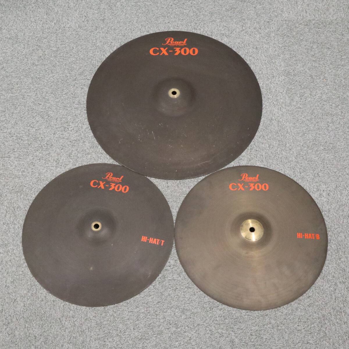 ★Pearl パール CX-300 ハイハットシンバル HI-HAT/T HI-HAT/B シンバル 打楽器 