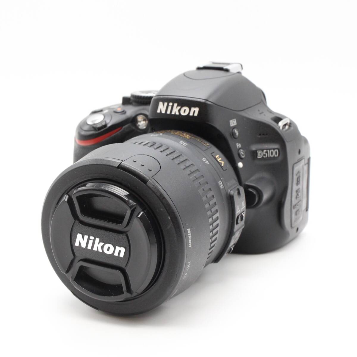 【Nikon ニコン】 D5100 AF-S NIKKOR 18-55mm 1:3.5-5.6 G VR DX デジタル一眼レフカメラ ブラック