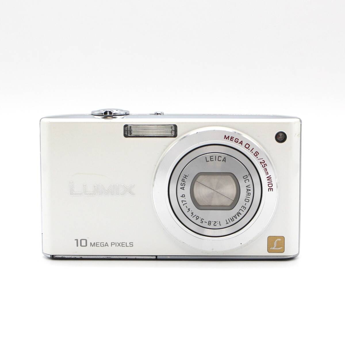 【Panasonic パナソニック】 LUMIX ルミックス DMC-FX35 コンパクトデジタルカメラ デジカメ ホワイト 通電確認済み 充電器付き