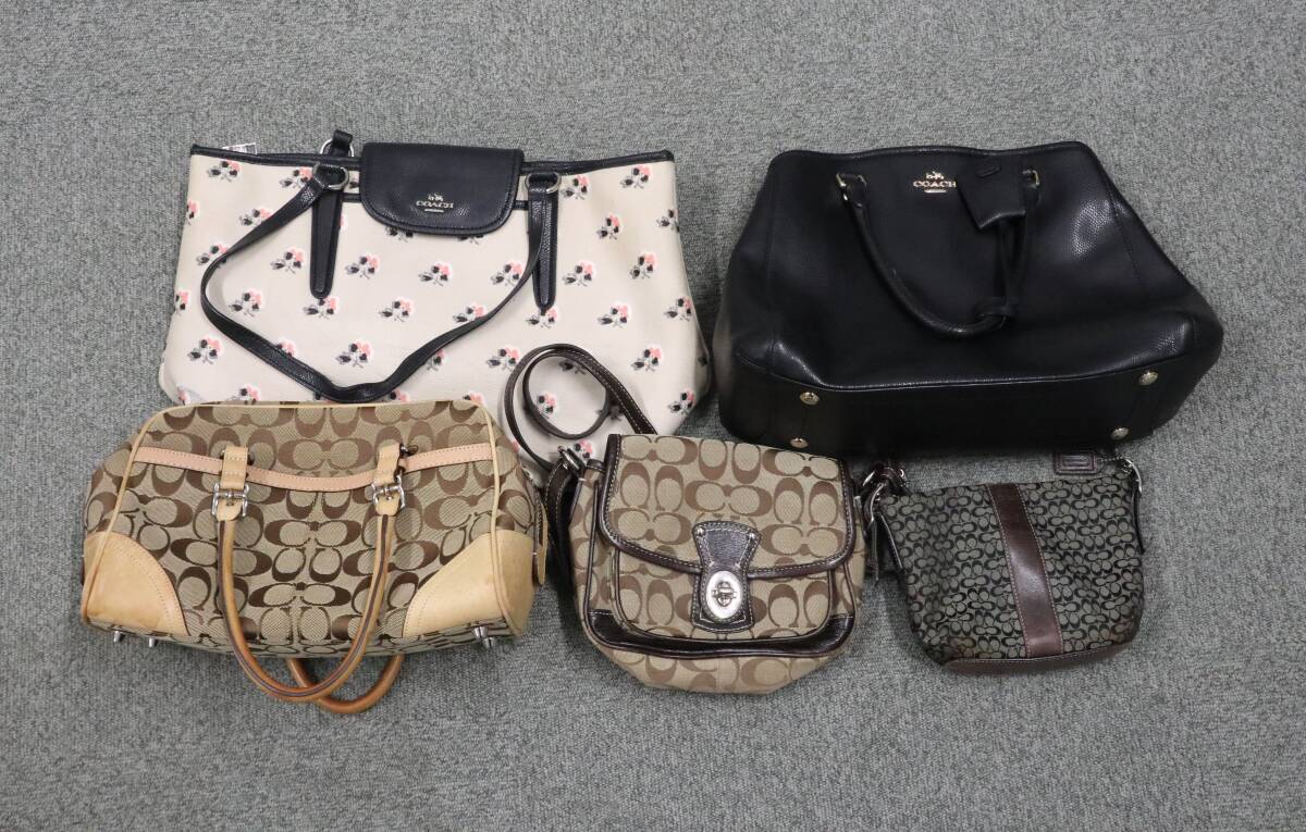 ★COACH コーチ バッグ 5点 まとめ売り/ハンドバッグ/トートバッグ/ショルダーバッグ/レザー シグネチャー レディース②