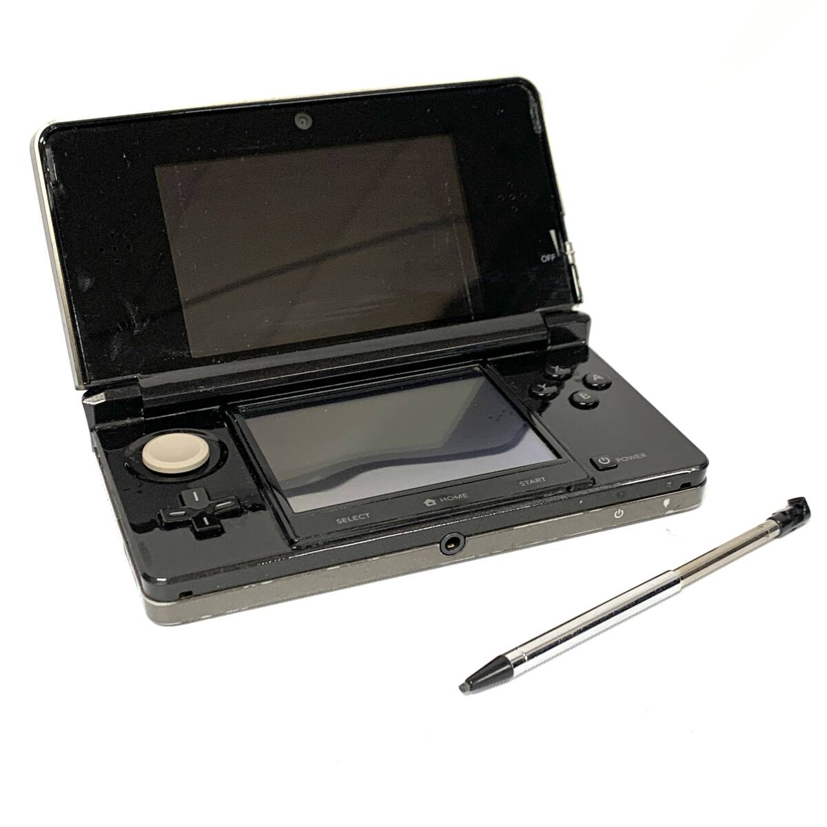 1円～ 6TA25040526 Nintendo ニンテンドー 任天堂 3DS 本体 タッチペン付き 充電ケーブル欠品 ソフトおまけ CTR-001 通電動作未確認 現状品