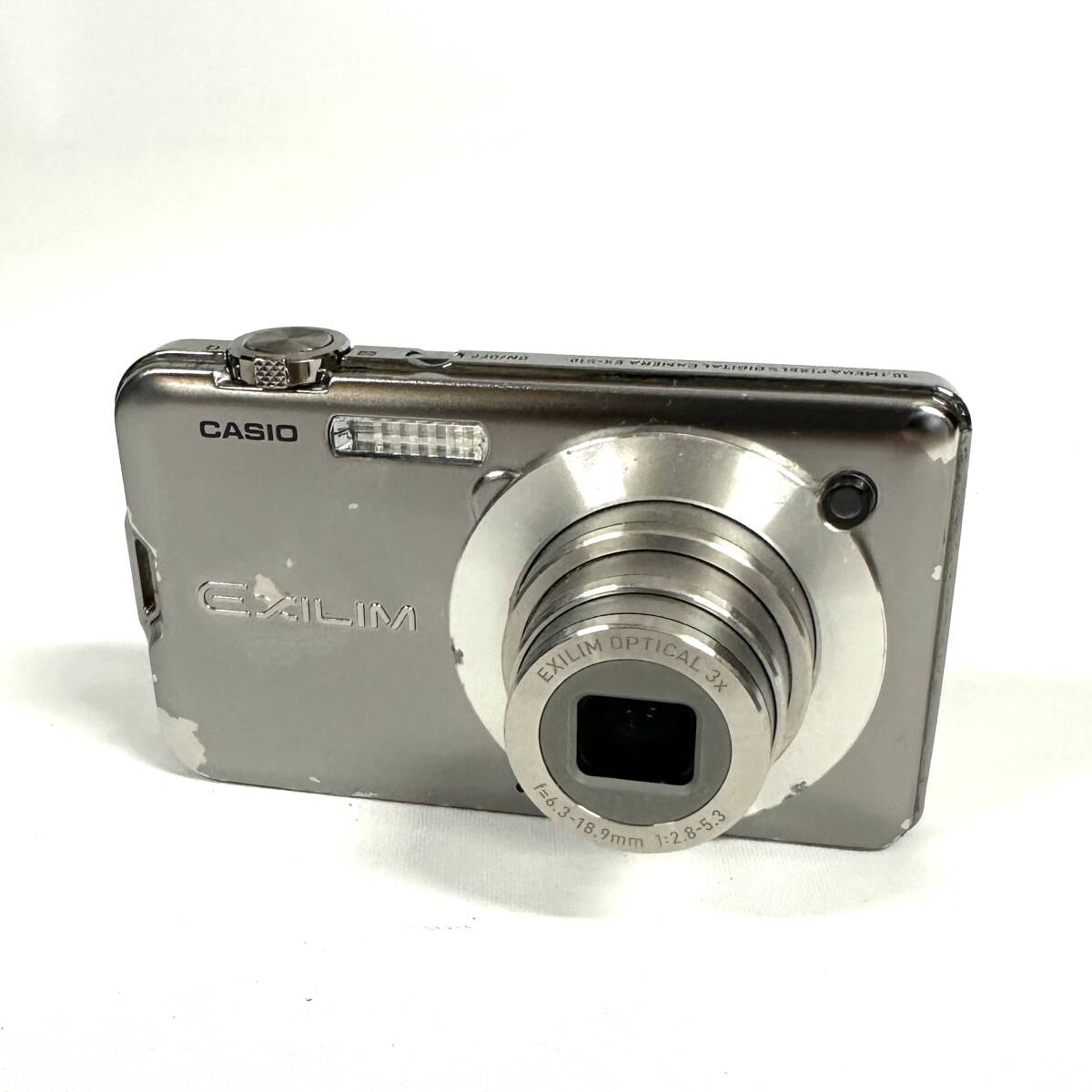 1円～ 6TA36570526 CASIO カシオ EXILIM エクシリム コンパクトデジタルカメラ デジカメ 充電器欠品 EX-S10 通電確認 撮影未確認 現状品