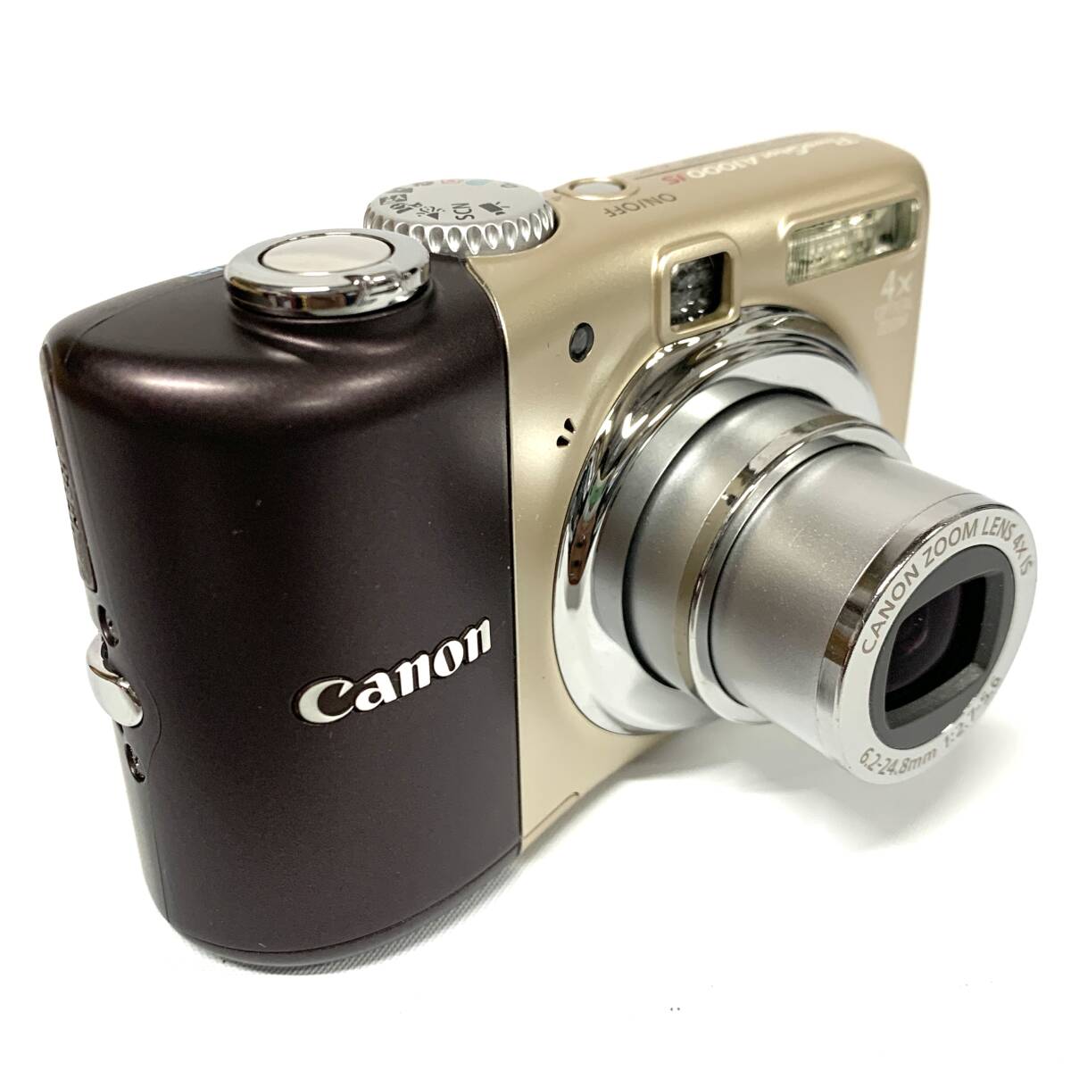 1円～ 6TA78670526 Canon キャノン PowerShot A1000 IS コンパクトデジタルカメラ デジカメ 乾電池式 PC1309 通電確認 撮影未確認 現状品