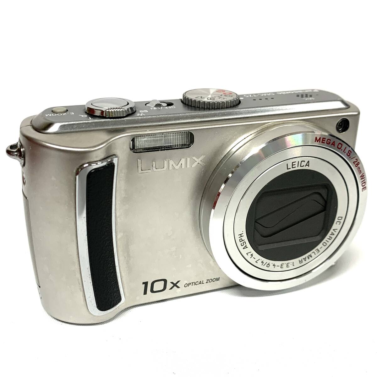 1円～ 6TA79560526 Panasonic パナソニック LUMIX コンパクトデジタルカメラ デジカメ 充電器欠品 DMC-TZ5 通電確認 撮影未確認 現状品