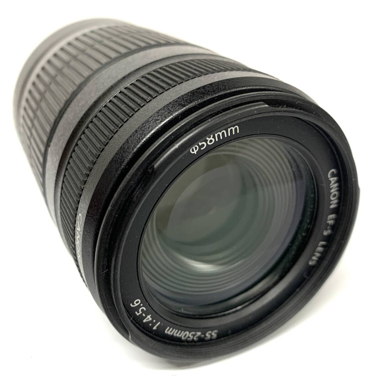 1円～ 6TA67900526 Canon キャノン キヤノン レンズ EF-S 55-250mm 1:4-5.6 カメラ 撮影機器 現状品