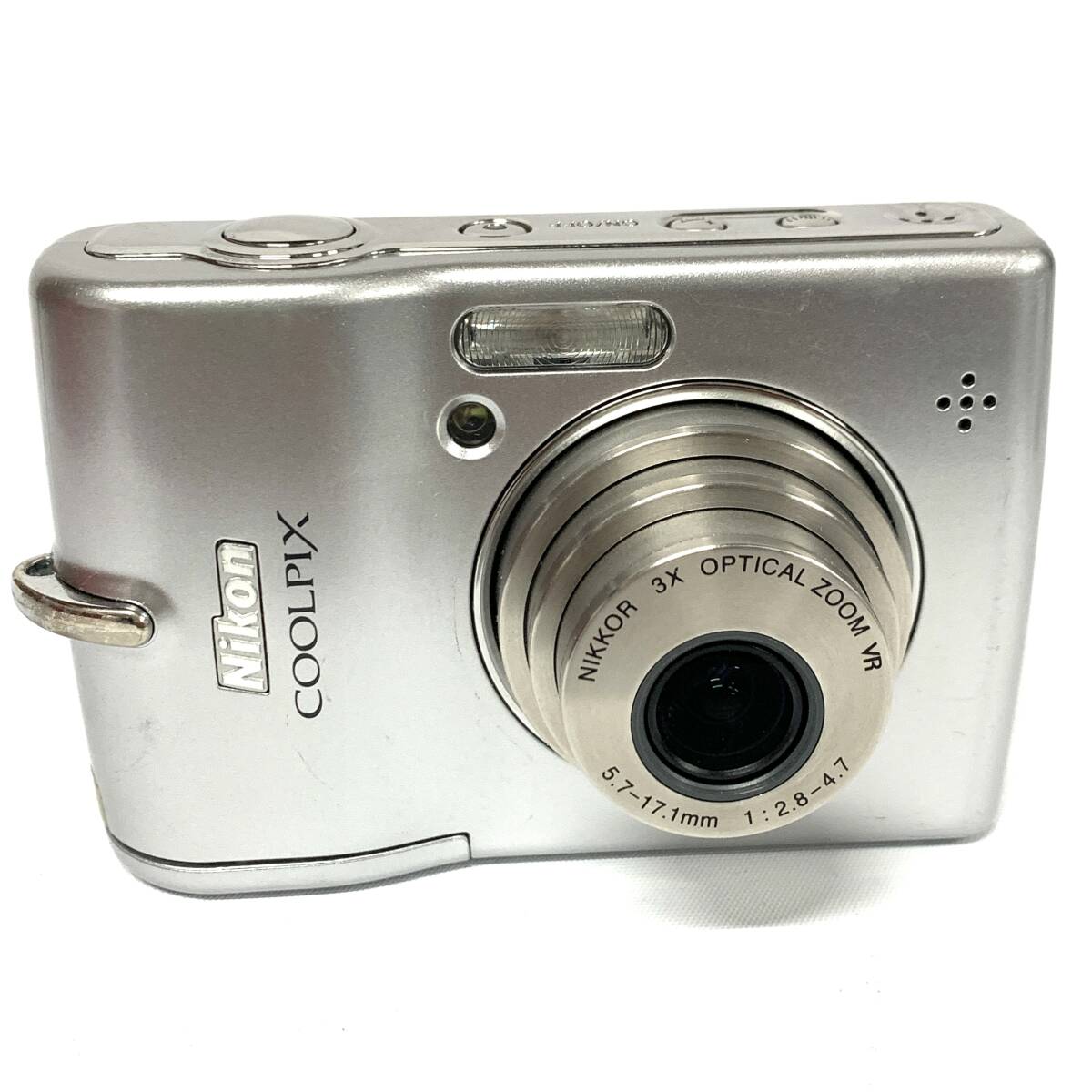1円～ 6TA69060526 Nikon ニコン COOLPIX L12 クールピクス デジタルカメラ デジカメ 乾電池式 通電確認 撮影未確認 現状品