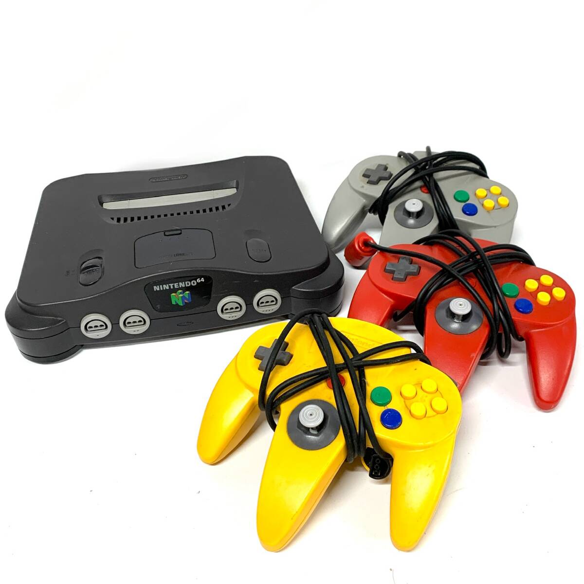 1円～ 8TA15050526 Nintendo ニンテンドー 64 コントローラー付き 本体 ゲーム機 NUS-001(JPN) 通電動作未確認 現状品