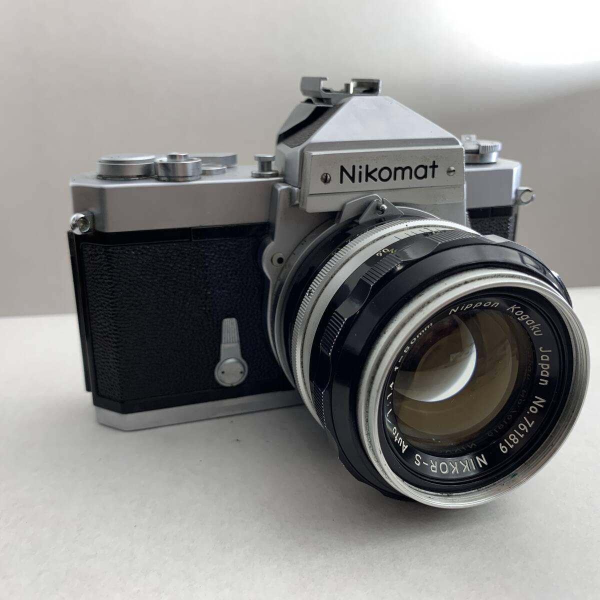 1円～ 6TA69050526 Nikon ニコン Nikomat FT N フィルムカメラ 一眼レフ ボディ レンズ NIKKOR-S Auto 1:1.4 f=50mm 通電動作未確認 現状品