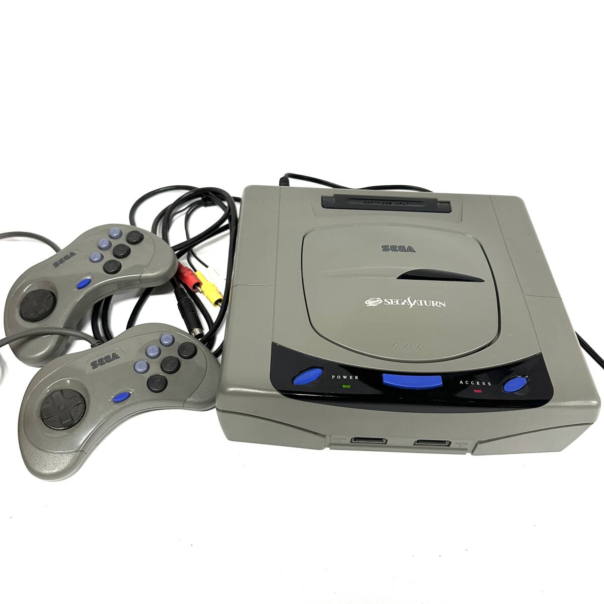1円～ 0TA51390526 SEGA セガ SEGASATURN セガサターン コントローラー付き 本体 ゲーム機 HST-3210 通電確認 動作未確認 現状品