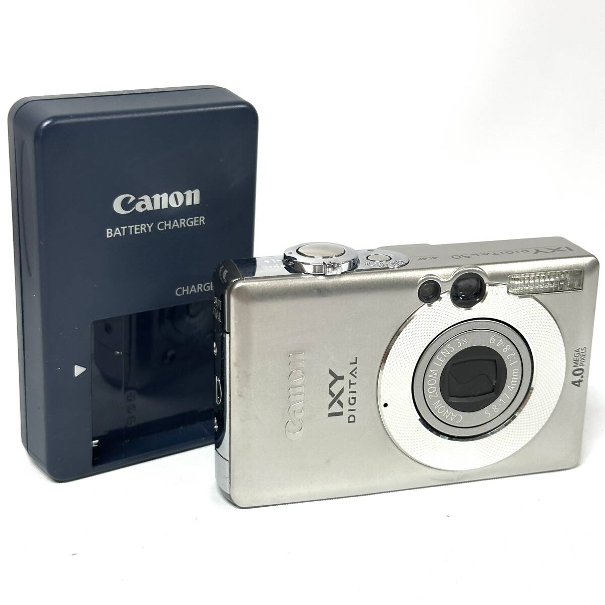 1円～ 6TA79320526 Canon キャノン IXYデジタル50 コンパクトデジタルカメラ デジタルカメラ 充電器付き PC1101 通電動作未確認 現状品