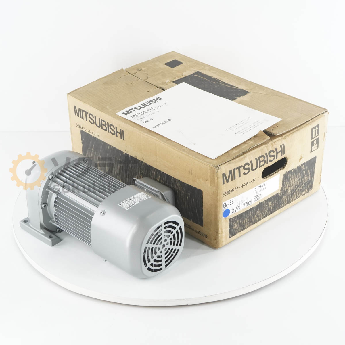 [PG] 8日保証 GM-SB MELHUNT GM-S MITSUBISHI 三菱 ギヤードモーター GEARED MOTOR ギアードモーター 200V 取扱説明書[08100-0086]