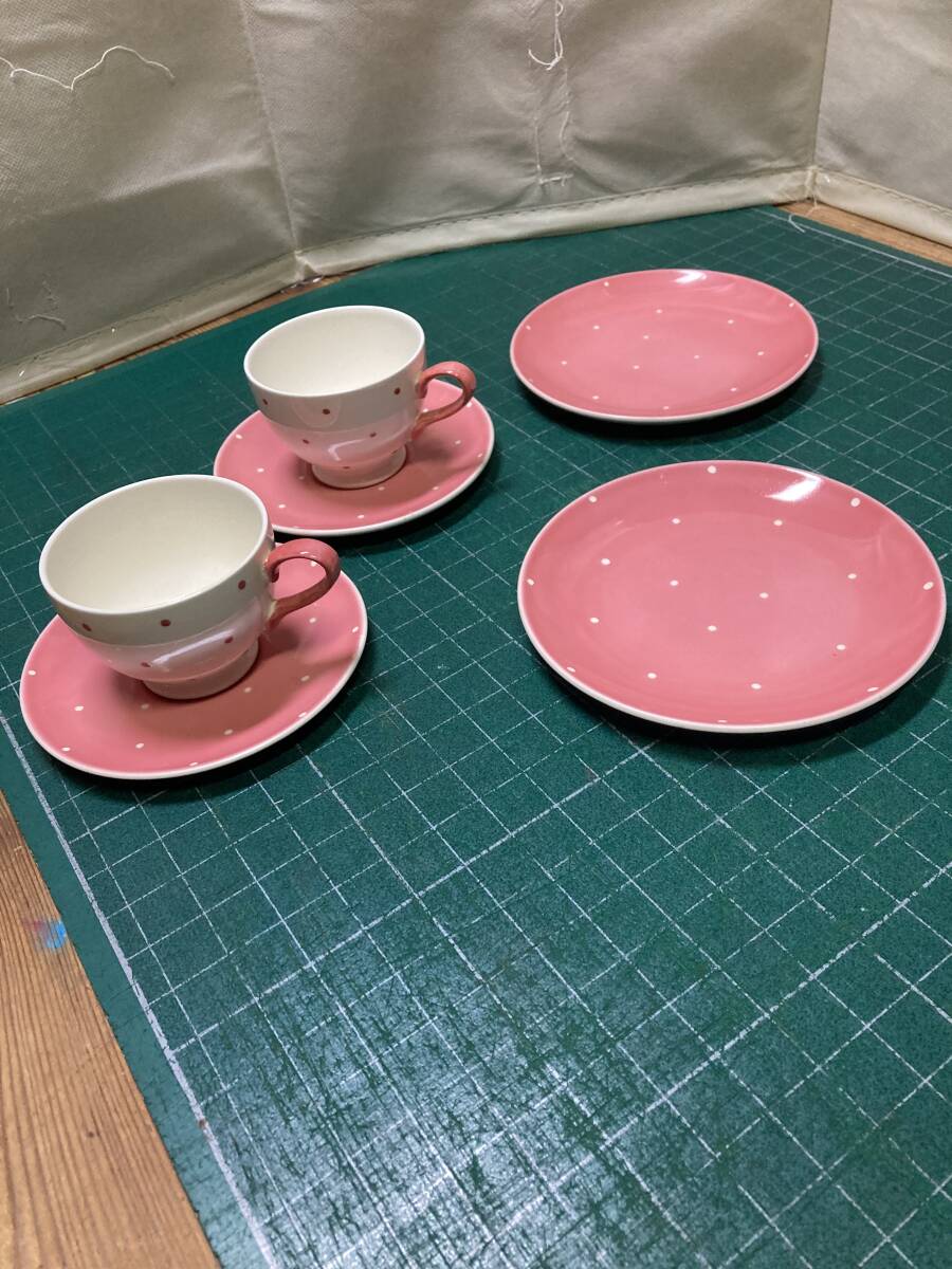 ロイヤルウィントン　コーヒーカップ　ソーサー　ケーキ皿　セット　　　　　　　　　　イギリス　アンティーク　ビンテージ　ティーカップ