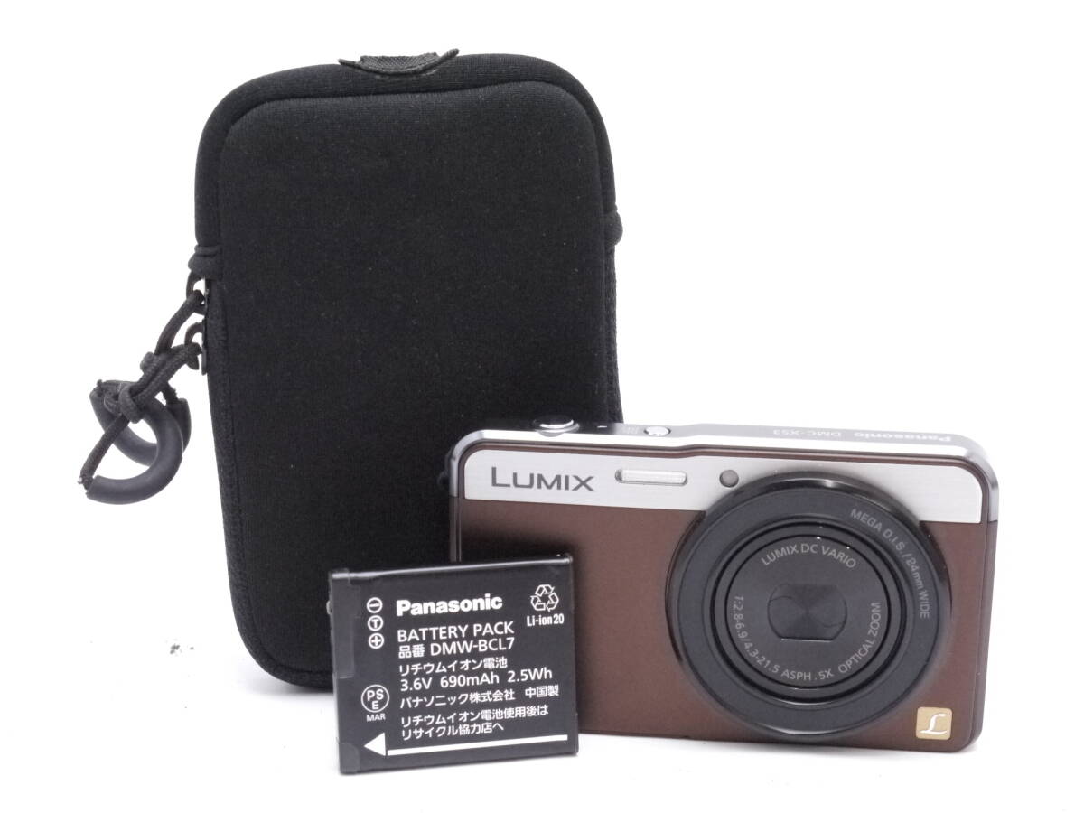 ◎Panasonic パナソニック LUMIX DMC-XS3 コンパクトデジタルカメラ (バッテリー・おまけケース付)訳あり