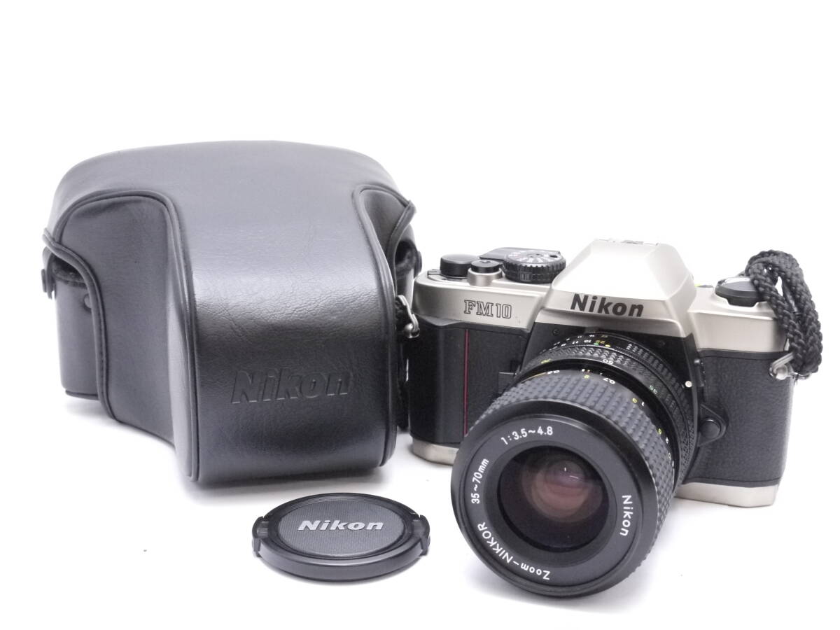 ◎Nikon ニコン FM10 / Zoom-NIKKOR 35-70mm F3.5-4.8(キャップ・ケース付) ジャンク品