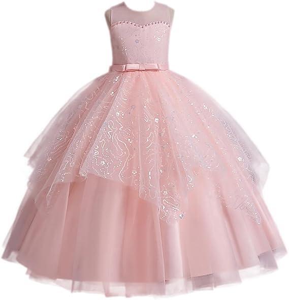 【未開封新品】女の子ワンピース 140 ピンク ドレス ピアノ発表会用
