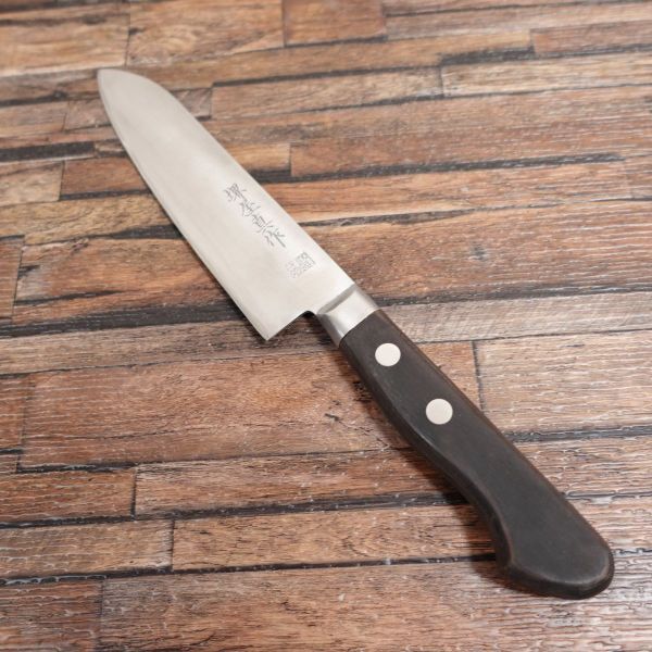 堺屋真作 三徳包丁 研ぎ済 万能包丁 本割込み DP処理 160mm