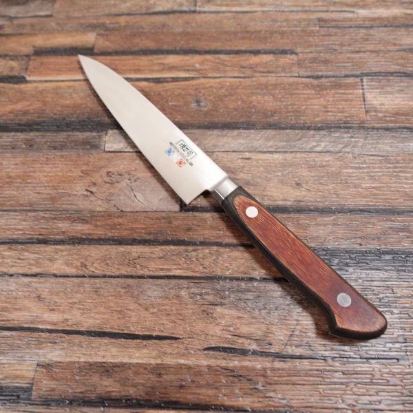 堺刀司 ペティナイフ 研ぎ済 果物包丁 細工 飾り切り ステンレス No.888 未使用保管品 130mm