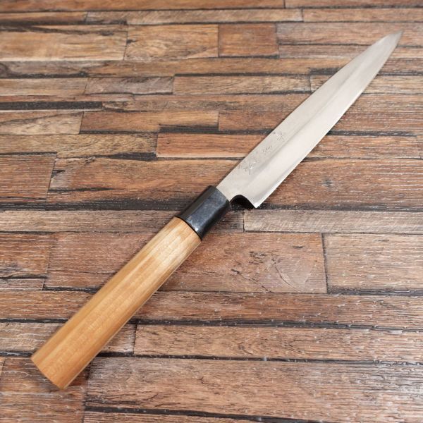 堺豊泉 柳刃包丁 研ぎ済 安来鋼 刺身包丁 状態良好 210mm