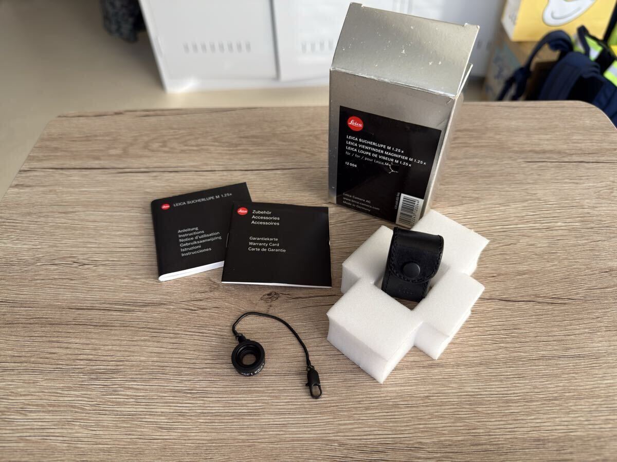 【純正】Leica ビューファインダー マグニファイヤー M 1.25x