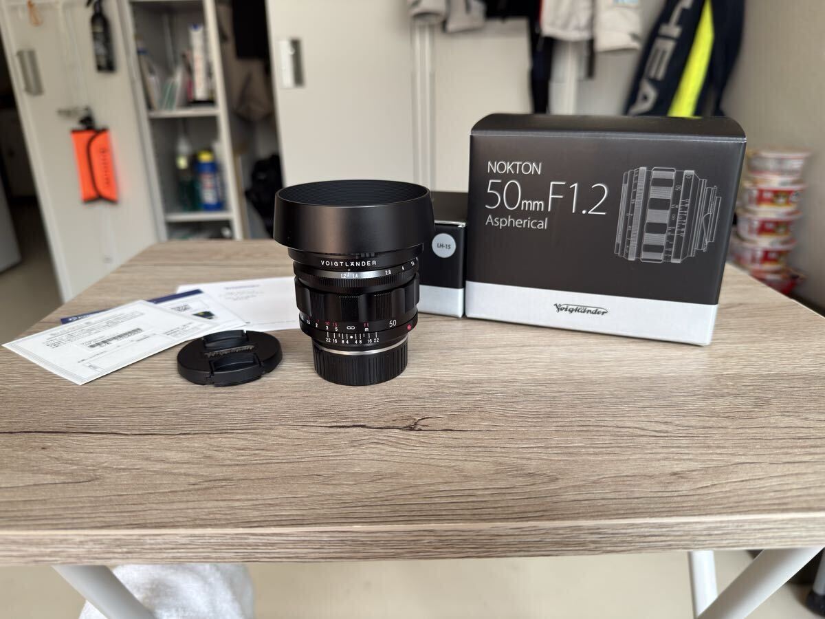 【美品】 フォクトレンダー Nokton 50mm f1.2 VM Ⅱ + LH-15レンズフード