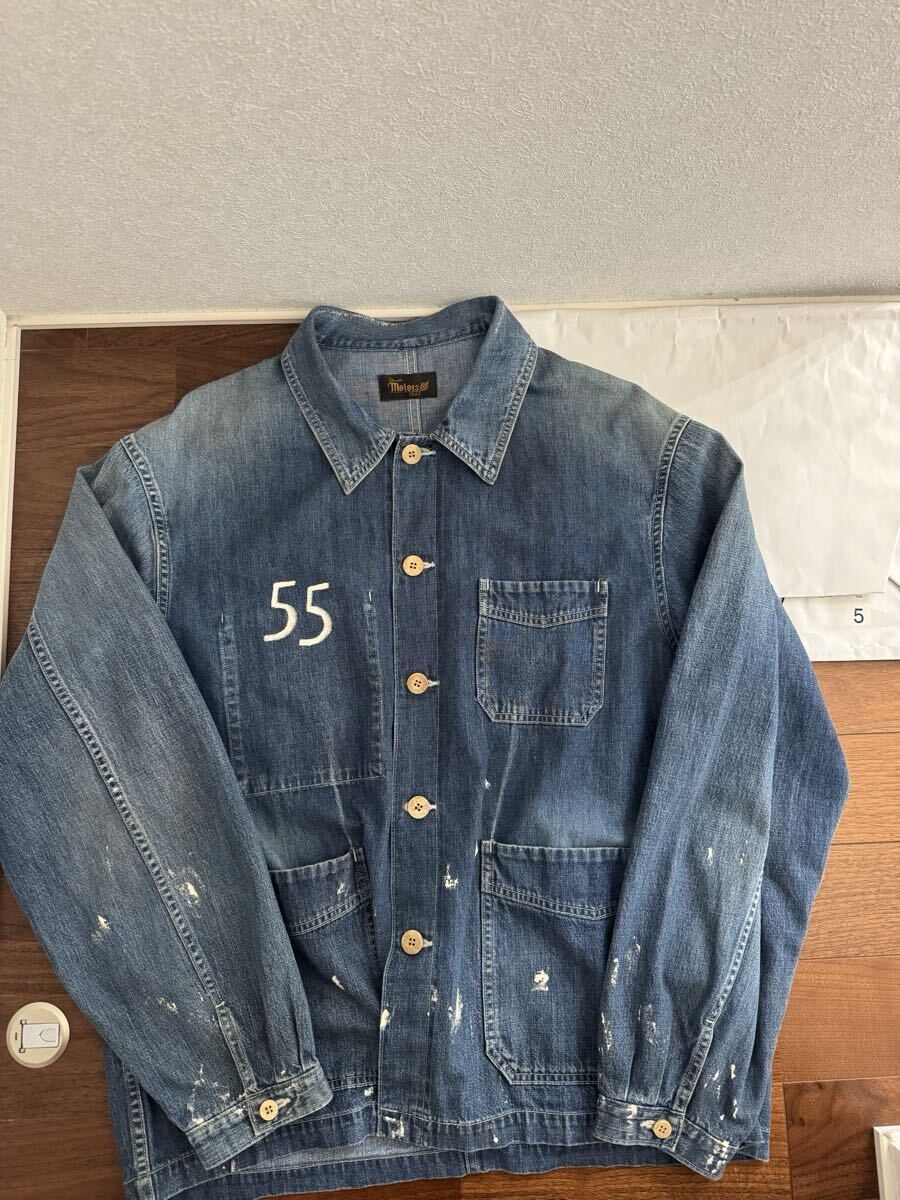 visvim SS TRAVAIL COVERALL DMGD サイズ5 MOTORS ICT デニム　カバーオール