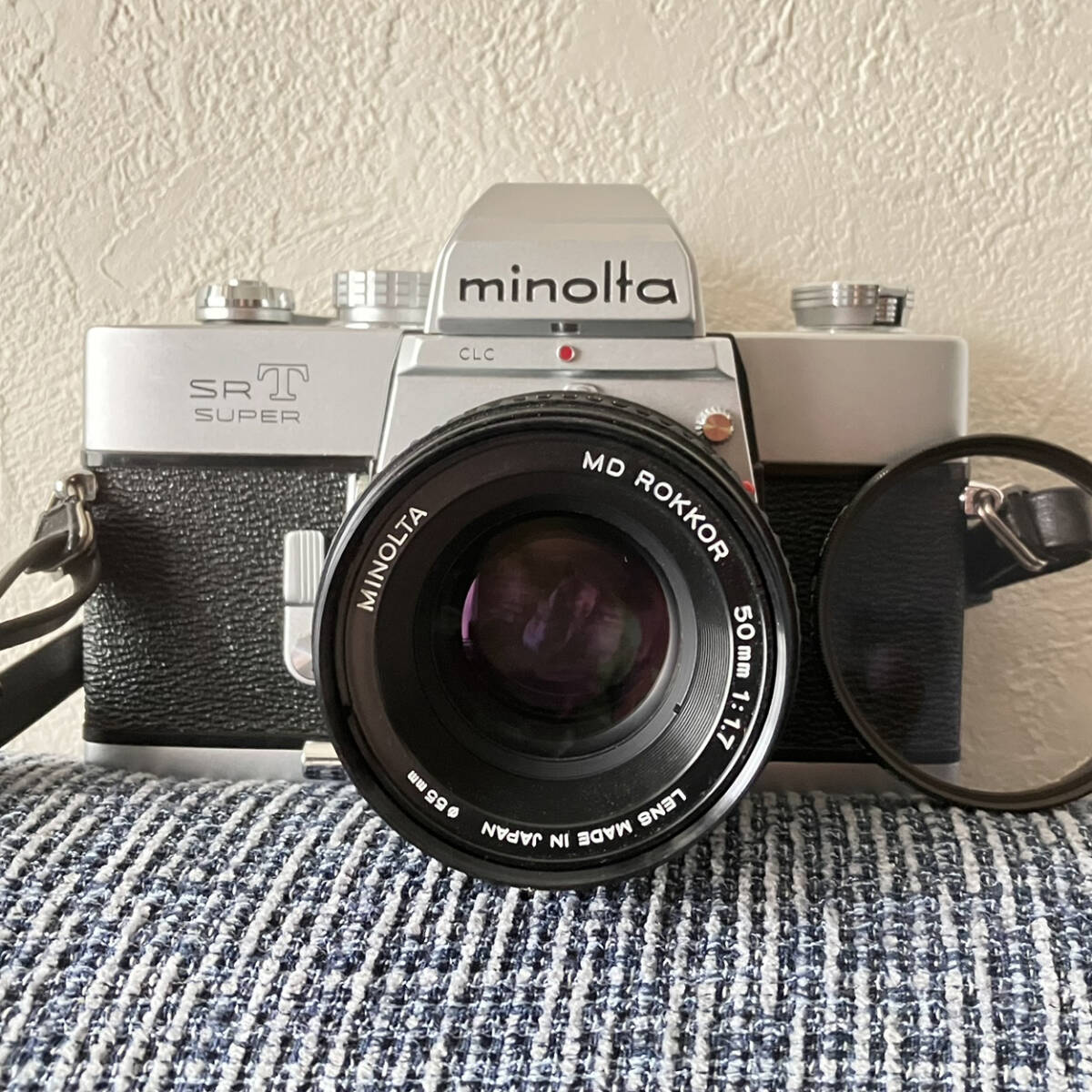 カメラ+レンズセット MINOLTA SRT SUPER MD ROKKOR 50mm 1:1.7 ミノルタ ロッコール
