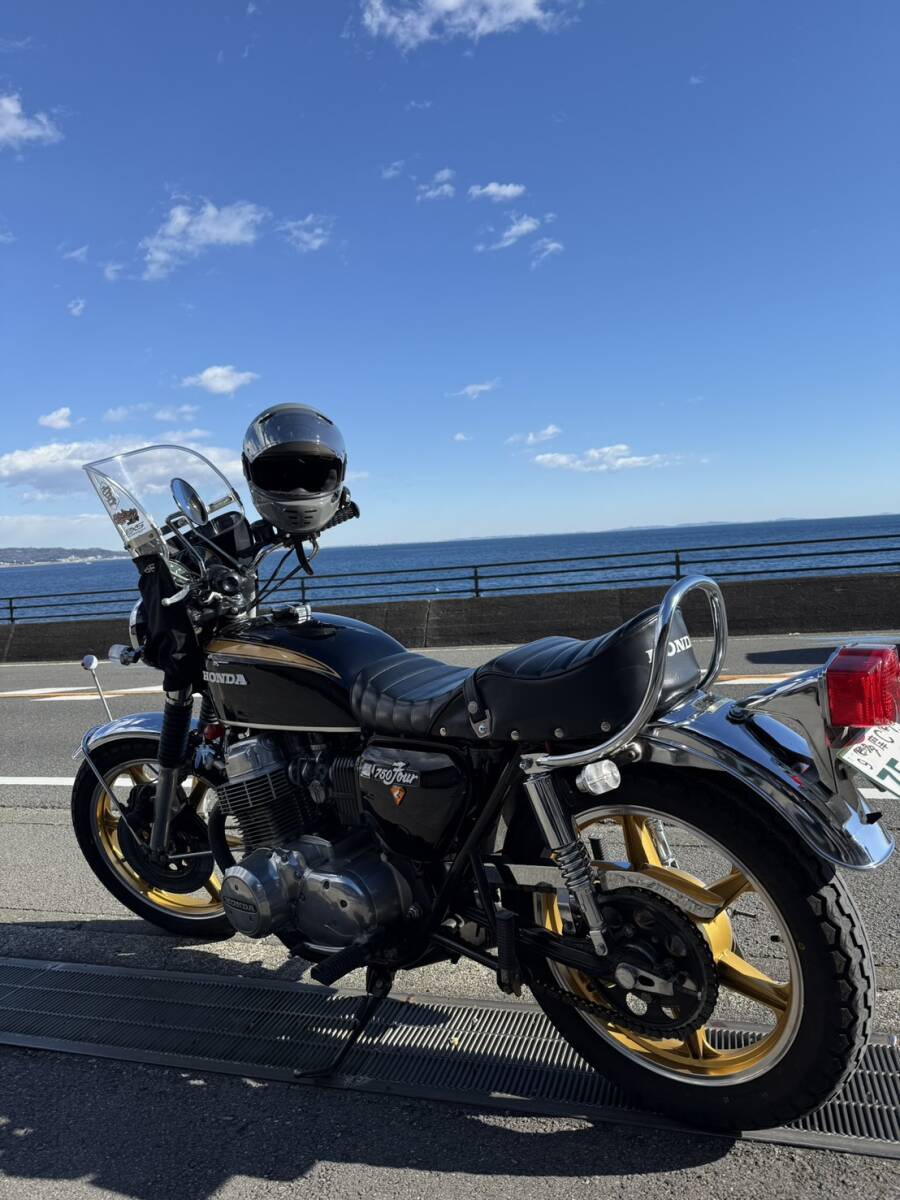 ＣＢ750　four　K3　1973　アメリカ並行　世田谷バイクショップにてＯＨ　ウオタニＳＰ2　社外ホイール　車検2年付