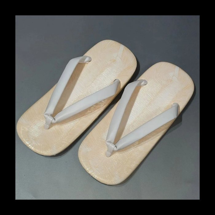 【M10番】男性用雪駄 24cm Κ PVC黄千葉表 お子様や小柄な男性向きサイズ