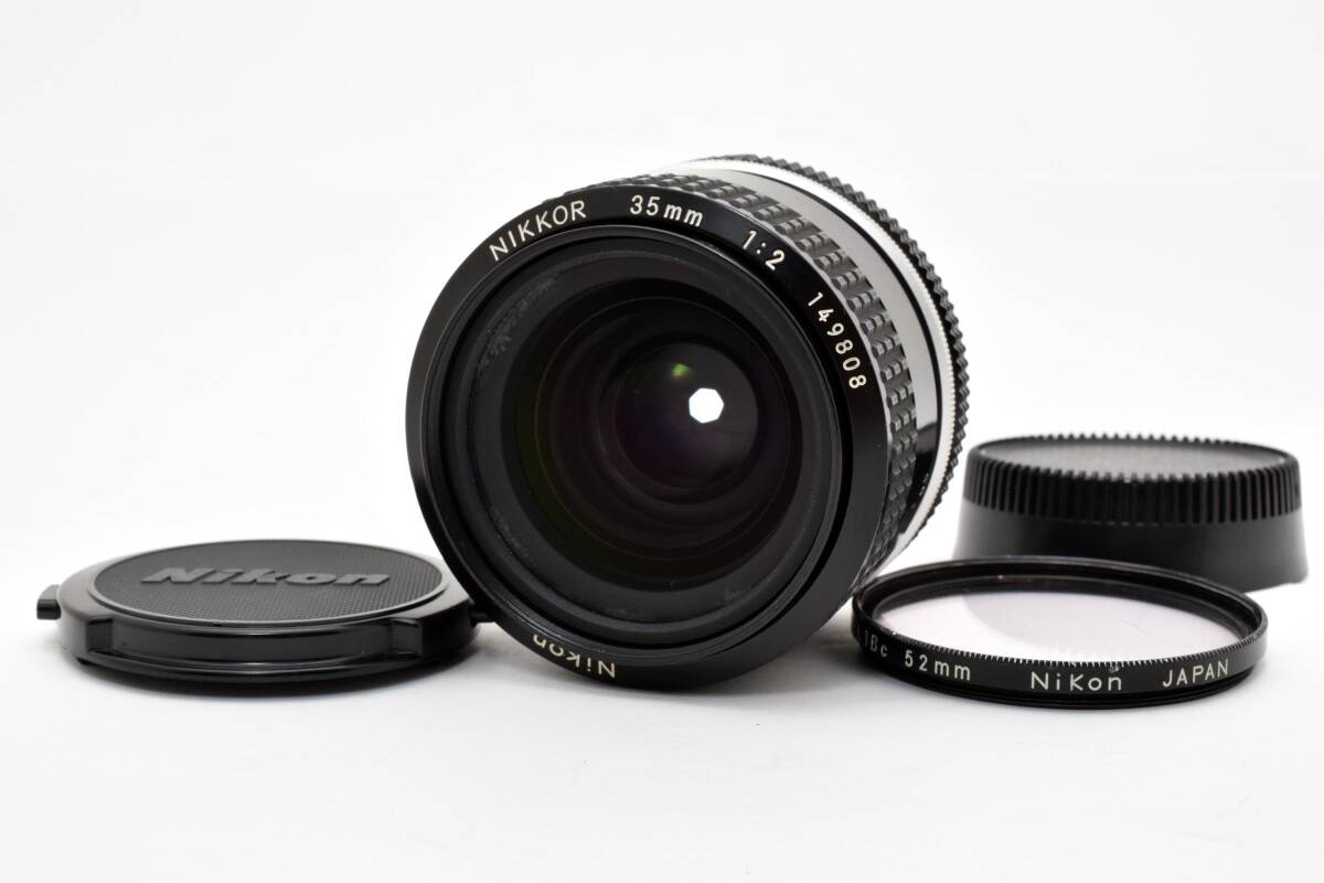 ニコン Nikon Ai NIKKOR 35mm F2　単焦点 広角レンズ 《動作確認済・初期不良補償》　#C1668