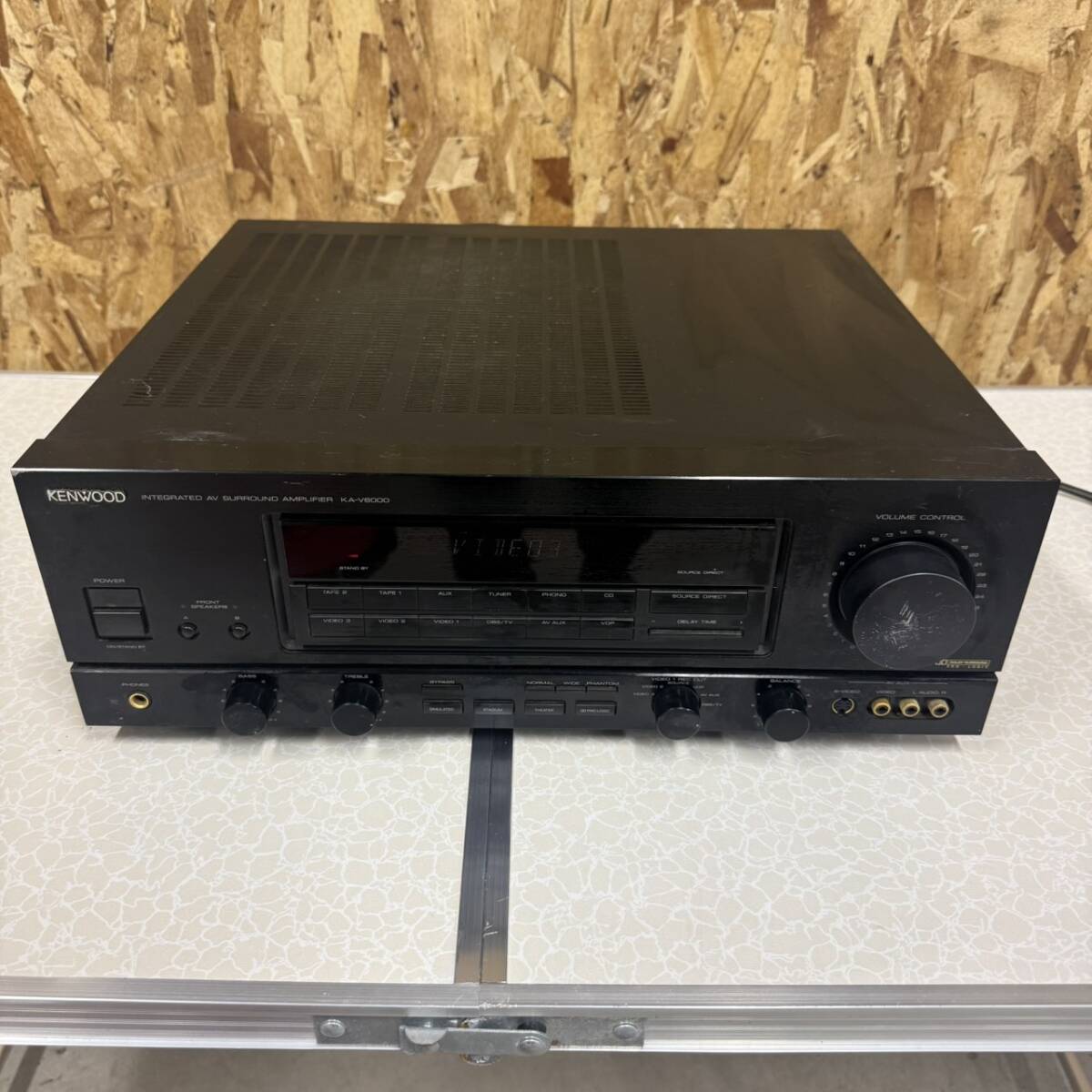 通電確認済【KENWOOD】KA-V6000 ケンウッド AVアンプ　ボタン動作確認済