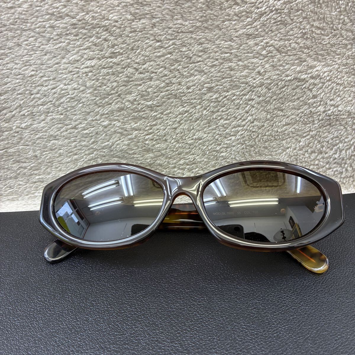 【K2-180】FENDI フェンディ サングラス SL7600 55 T05 べっ甲柄 ブラウン ゴールド