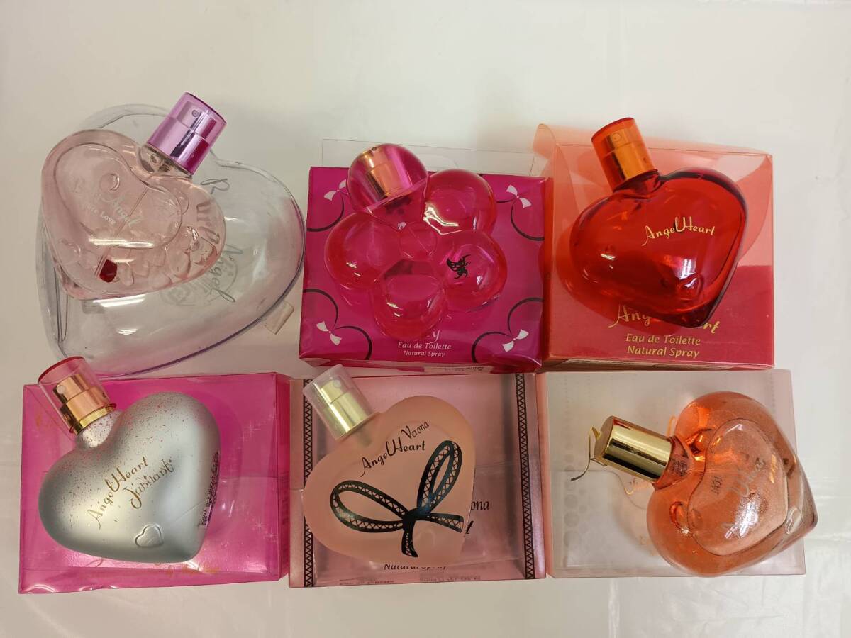 【M535A】Angel Heart 香水 まとめ 6個 50ml エンジェルハート 中古 オードトワレ EDT 箱付き