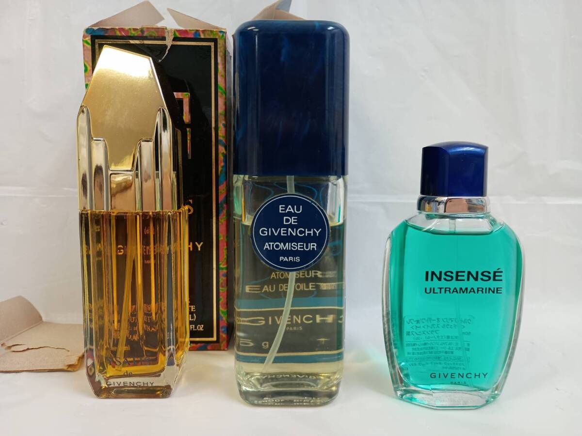 【M464A】GIVENCHY ジバンシー 香水 まとめ 3本 YSATIS イザティス　ATOMISEUR アトマイザー　ULTRAMARINE ウルトラマリン 残量あり
