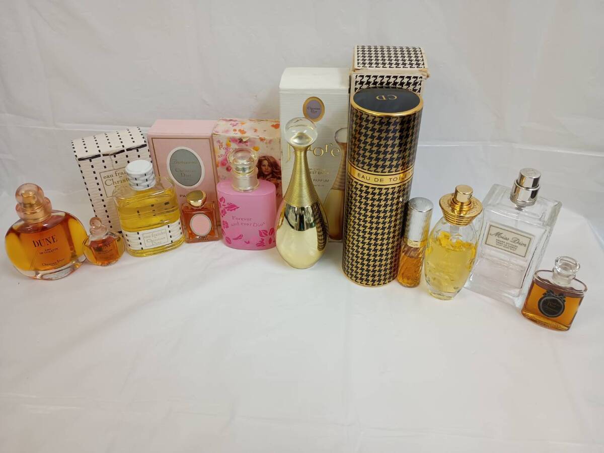 【M522A】クリスチャンディオール 香水 ボディミスト まとめ 11個 中古 オードトワレ Miss Dior / j'adore / eau fraiche / DUNE / Diorama