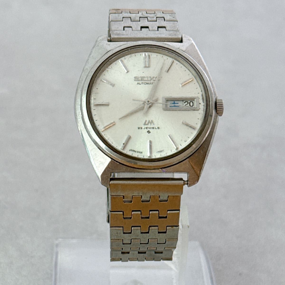 【SEIKO】セイコー 腕時計 デイデイト ラウンド LM ロードマチック 5606-7000 CITIZEN LORD MATIC 23石 シルバー ヴィンテージ スチール YU