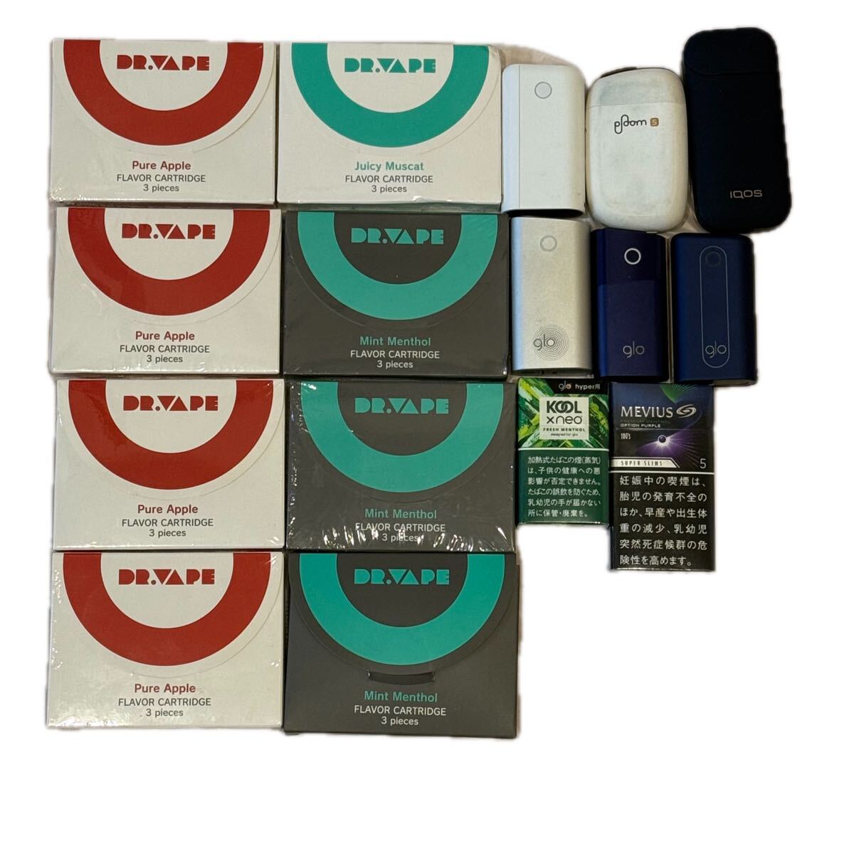 【電子タバコ】タバコ 煙草 加熱式タバコ IQOS glo DR.VAPE model1 Mint Menthol グロー ベイプ 喫煙具 ploom アイコス KOOL メビウス YU