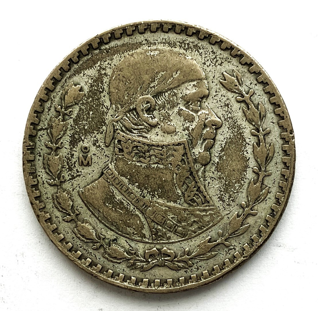 ●メキシコ●ホセ・モレーロス（１９６１年）●　１ペソ銀貨幣　１枚●tz931