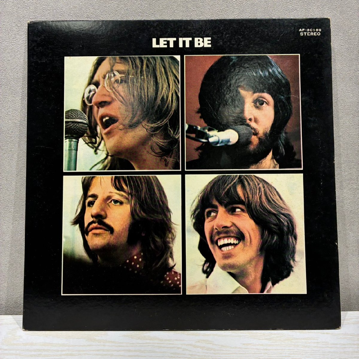 【570_94131】レコード AP-80189 STEREO『LET IT BE』ビートルズ ジャケット コレクション 音楽 ※傷有